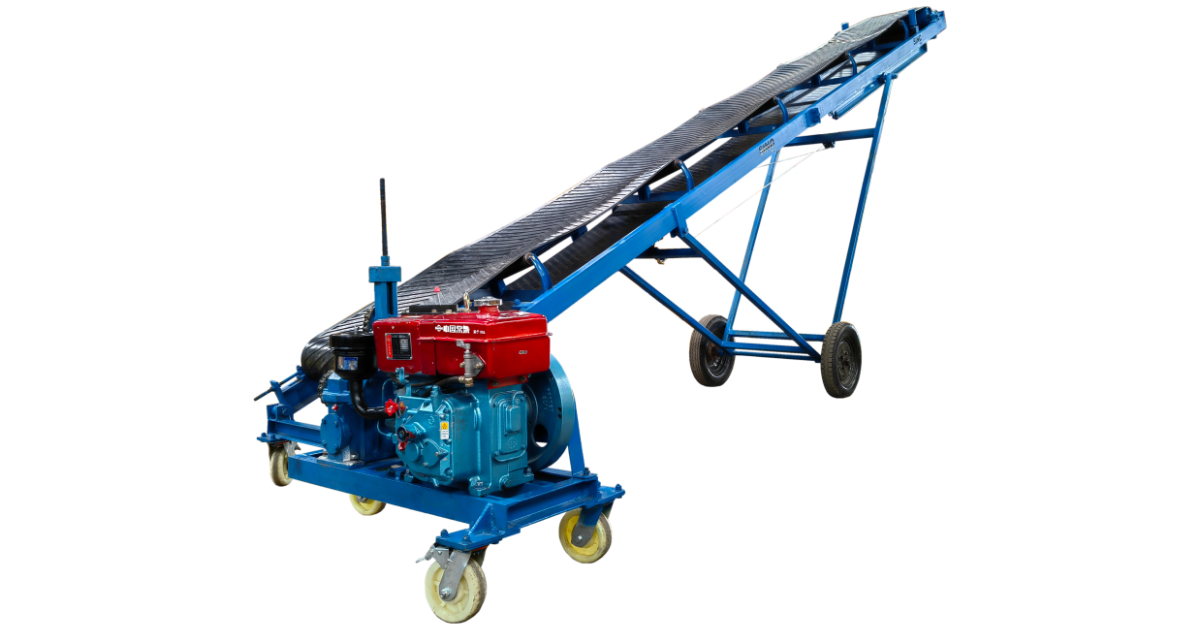 Mobile Conveyor Belt Height Adjustable Diesel